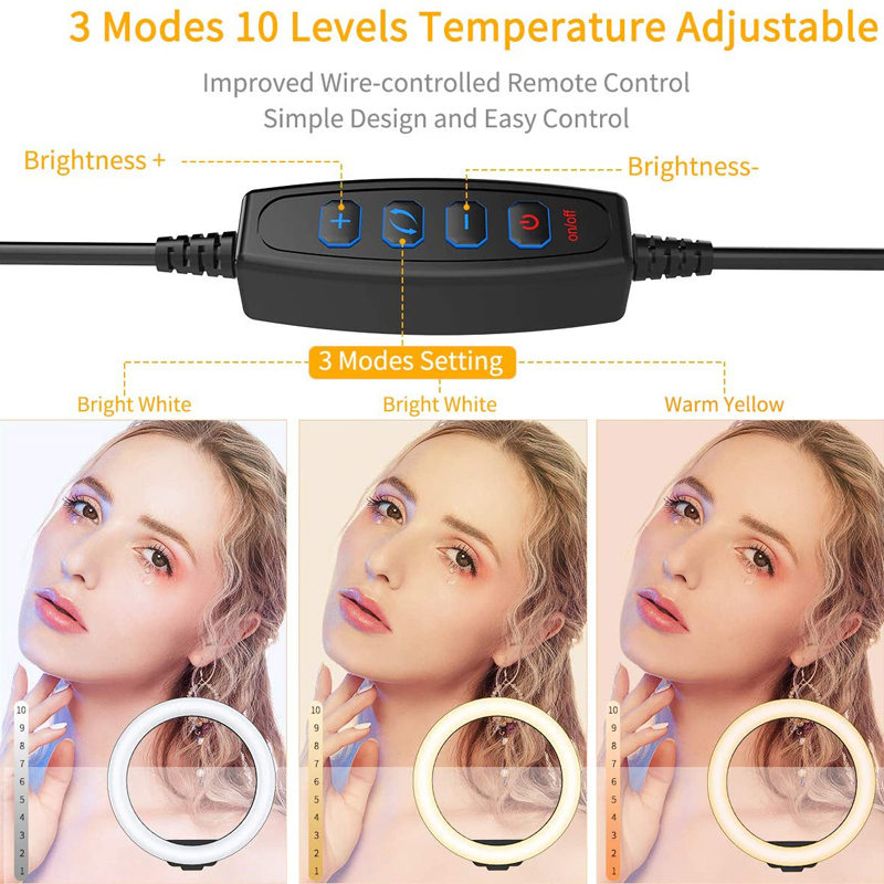 16/26/33cm LED Selfie Ring Lig - Photography Lighting Stick review and price