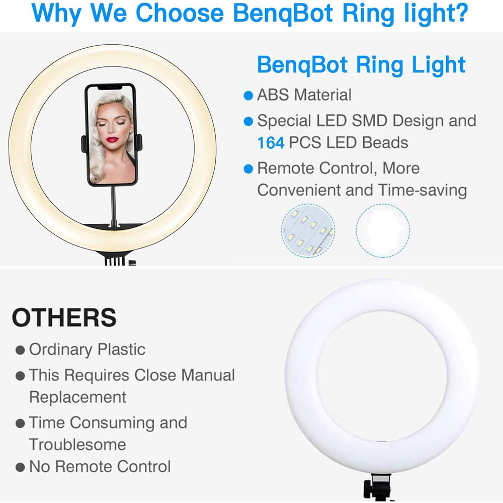 26 33CM Video Lights Dimmable  - Photography Lighting With Umbrella review and price